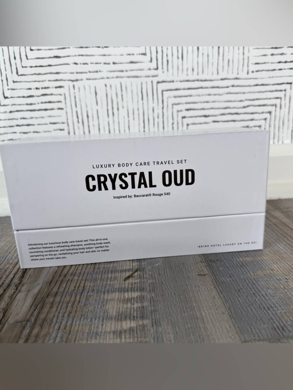Hotel Collection Crystal Oud Bath & Body Luxury Travel Set - Picture 4 of 7